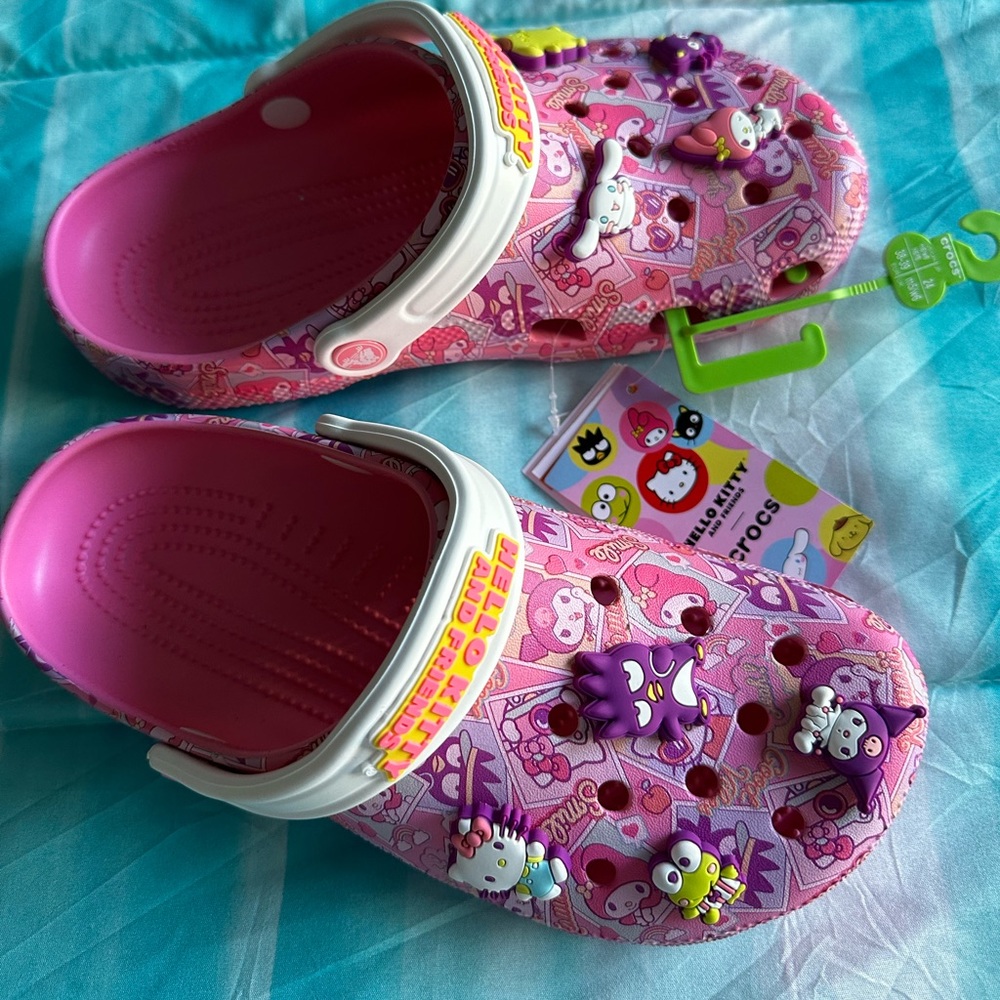 Hello kitty crocs
